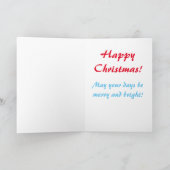 Carte Penguin "Joyeux Noël" (Intérieur)