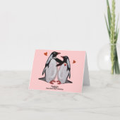 Carte Penguin Love Anniversary Cards (Dos)