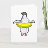 Carte Penguin with Swim ring (Devant)
