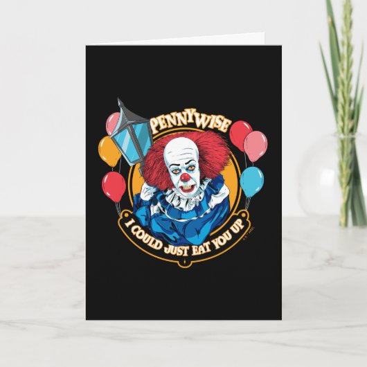 Carte Pennywise Classique - Je pourrais te dévorer (Devant)