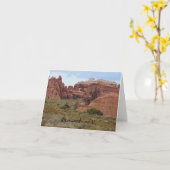 Carte Pensando en ti (penser à vous) carte, espagnol (Fleur jaune)