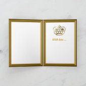 Carte Pensant à vous, reconstitution historique de (Intérieur)