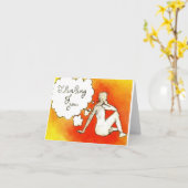 Carte 'Pensant à You (Fleur jaune)