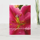 Carte Pense À Toi. (Dos)