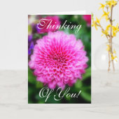 Carte Pense À Toi ! (Fleur jaune)
