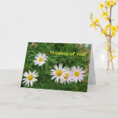 Carte Pense à toi ! (Fleur jaune)