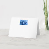 Carte Pense à toi Rose Bleue (Dos)