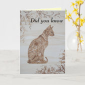 Carte Pensée à vous (Fleur jaune)