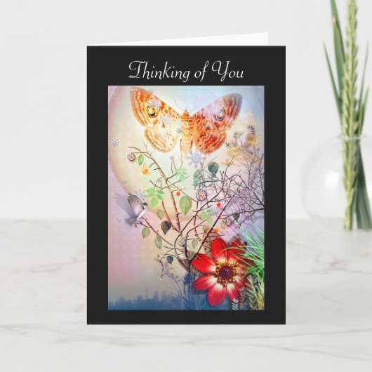 Carte Pensée à vous (Devant)