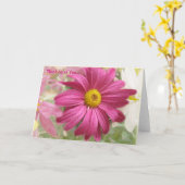 Carte Pensée à vous (Fleur jaune)