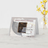 Carte Pensée à vous (Fleur jaune)