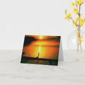 Carte Pensée à vous (Fleur jaune)
