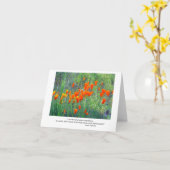 Carte Pensée à vous (Fleur jaune)