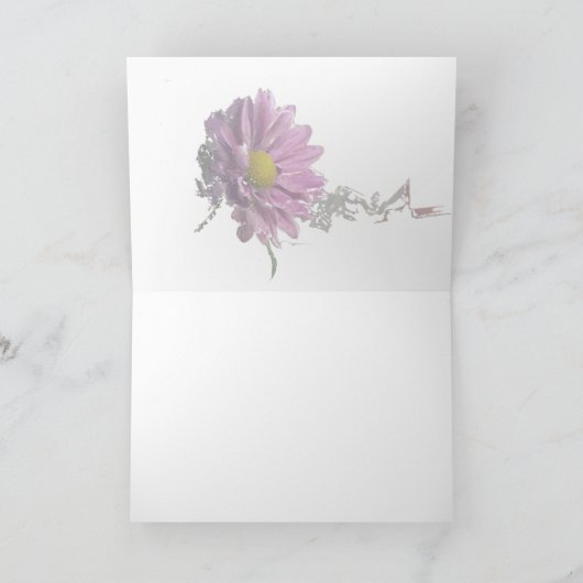 Carte Pensée à vous… (Intérieur)