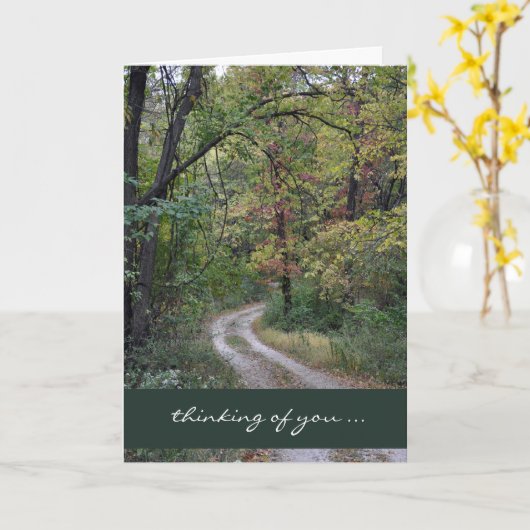 Carte Pensée à vous… (Fleur jaune)