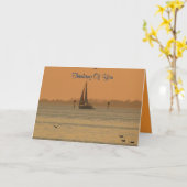 Carte Pensée à vous (Fleur jaune)