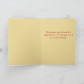 Carte Pensée à vous (Intérieur)