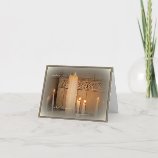 Carte Pensée à vous (Devant)