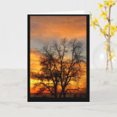 Carte Pensée à vous (Fleur jaune)