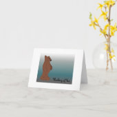 Carte Pensée à vous (Fleur jaune)