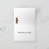 Carte Pensée à vous (Intérieur)