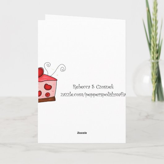 Carte Pensée à vous (Dos)