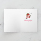 Carte Pensée à vous (Intérieur)