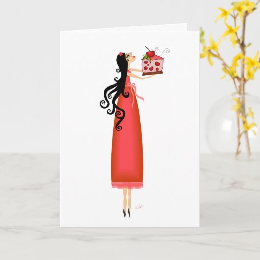 Carte Pensée à vous (Fleur jaune)