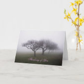 Carte Pensée à vous (Fleur jaune)
