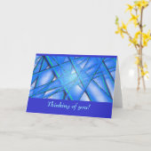 Carte Pensée à vous ! (Fleur jaune)