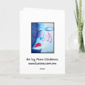 Carte Pensée à vous. (Dos)