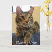 Carte Pensée à vous 137 (Fleur jaune)