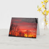 Carte Pensée à vous ~ 2 (Fleur jaune)