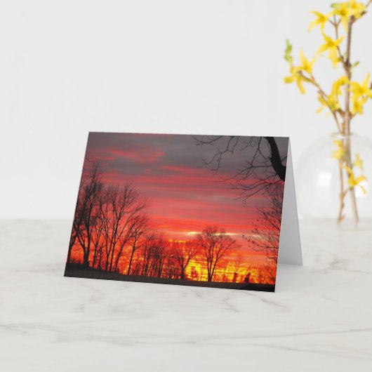 Carte Pensée à vous ~ 2 (Fleur jaune)