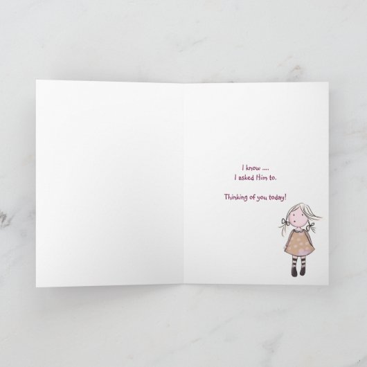 Carte Pensée à vous bouquet (Intérieur)