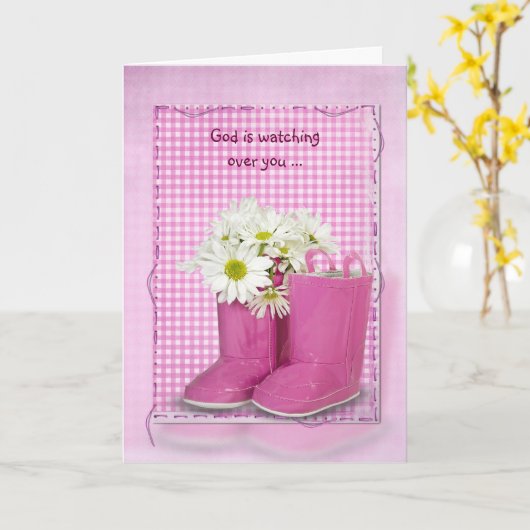 Carte Pensée à vous bouquet (Fleur jaune)