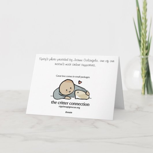 Carte Pensée à vous (épicé) (Dos)