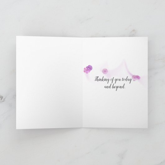 Carte pensée à vous papillon de monarque (Intérieur)