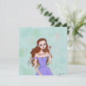 Carte Pensée de Periwinkle (Debout devant)