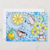 Carte Pensée et citron (Devant)