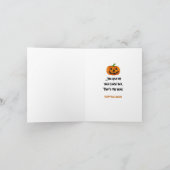 Carte Pensée humoristique pour Halloween (Intérieur)