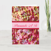 Carte Pensée italienne à vous Pensando un Te (Devant)