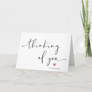 Carte Pensée mignonne de vous encourager la sympathie