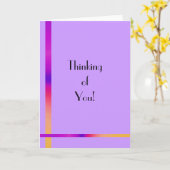 Carte Pensée pour toi ! (Fleur jaune)