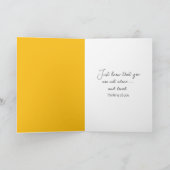 Carte Pensée pour toi Cheveux de marguerite (Intérieur)