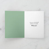 Carte Pensée pour toi Fille au petit écureuil (Intérieur)