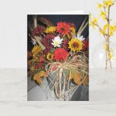 carte pensée pour vous (Fleur jaune)