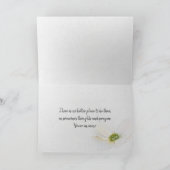 Carte pensée pour vous marguerite blanche (Intérieur)