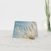 Carte Pensée pour vous, nature subtile (Devant)