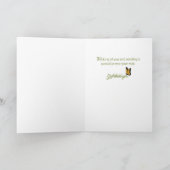 Carte Pensée religieuse de vos bénédictions d'Écriture (Intérieur)